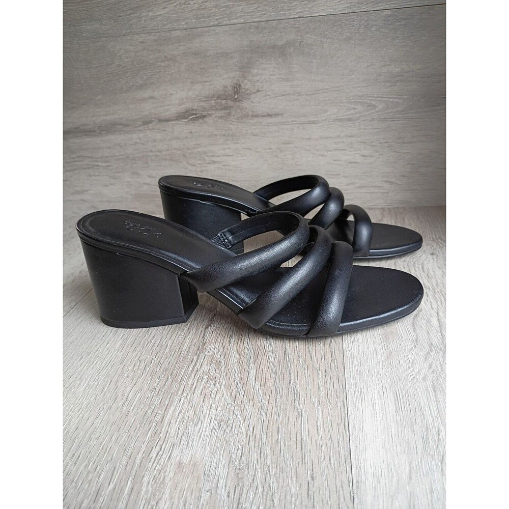 Nordstrom Rack Fulton Slide Sandals Women's NWOT Sz 7M Block Heels